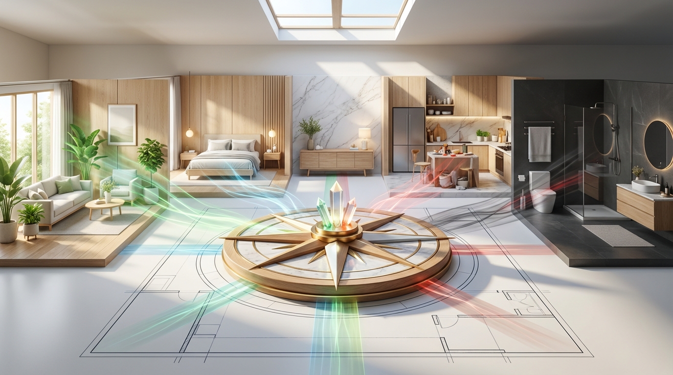 【部屋別】風水で良い方角・避けるべき方角一覧