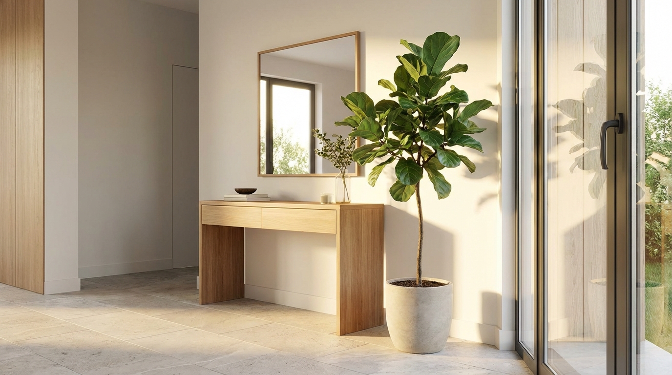 玄関に観葉植物を置く風水効果とは?運気アップの理由