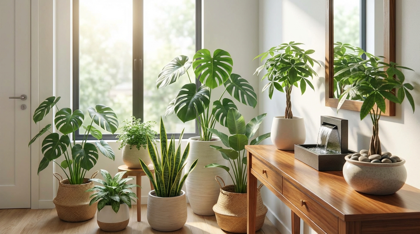 【運気別】風水で玄関におすすめの観葉植物10選