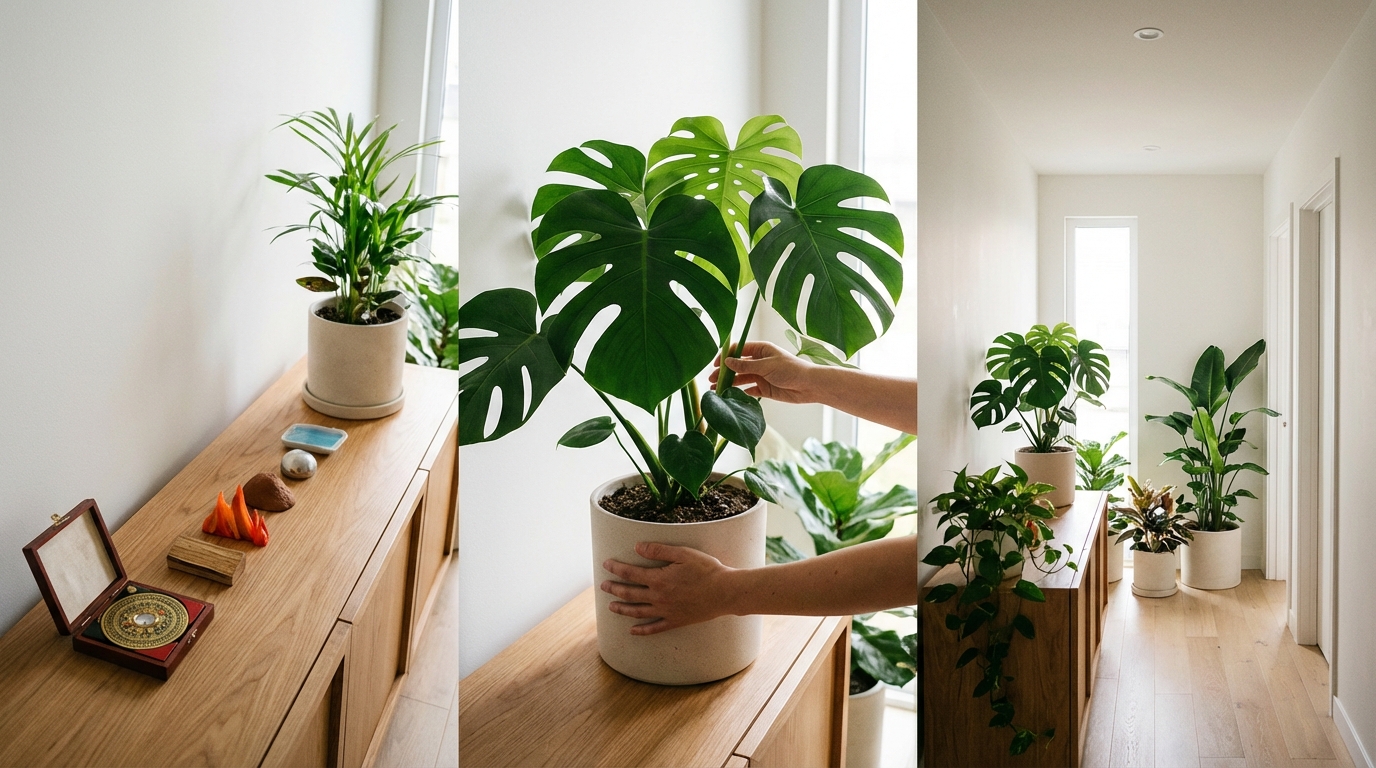 まとめ:3ステップで始める玄関×観葉植物の風水