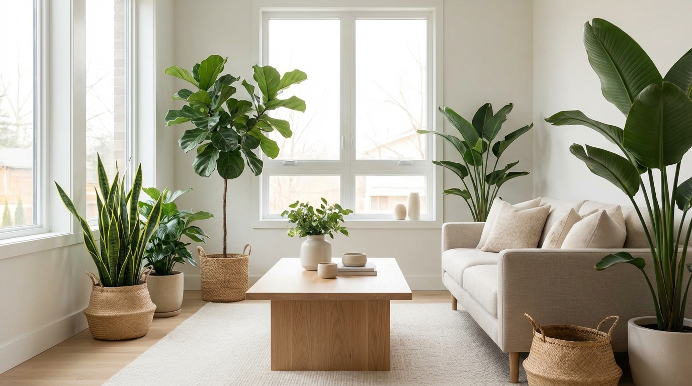 リビングに観葉植物を置く風水効果とは？