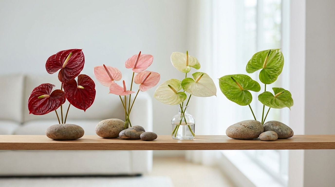 【色別】アンスリウムの風水効果と選び方ガイド