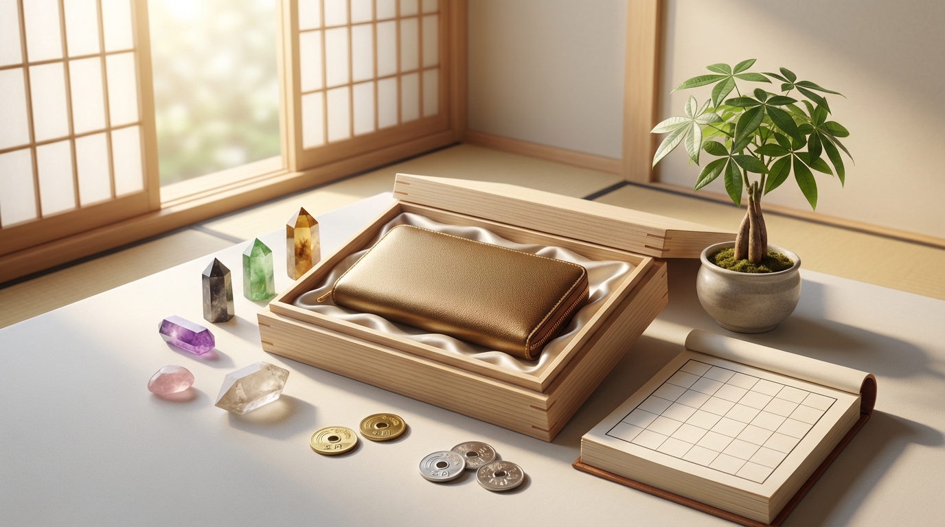 風水財布の使い始め方｜寝かせる方法と吉日