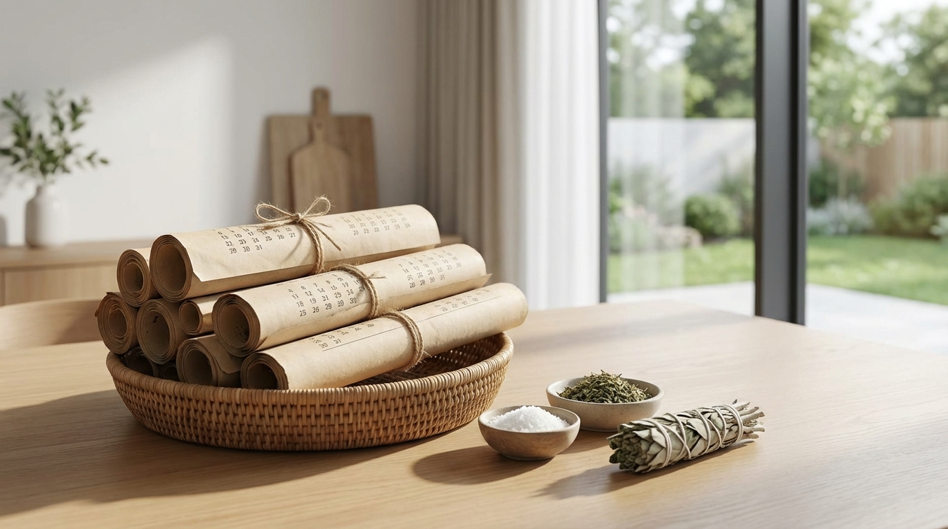 古いカレンダーの風水的な処分方法