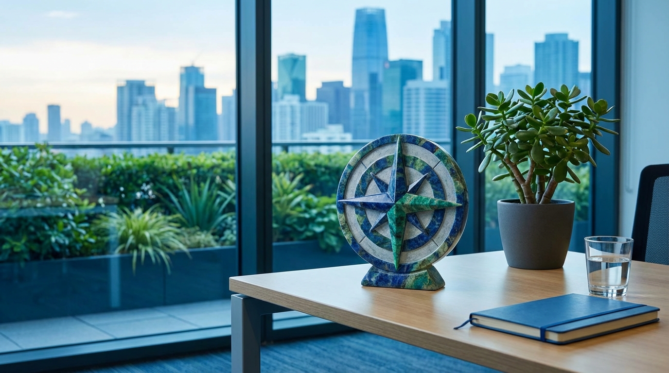 【東】風水の色は青・緑｜仕事運・発展運アップ