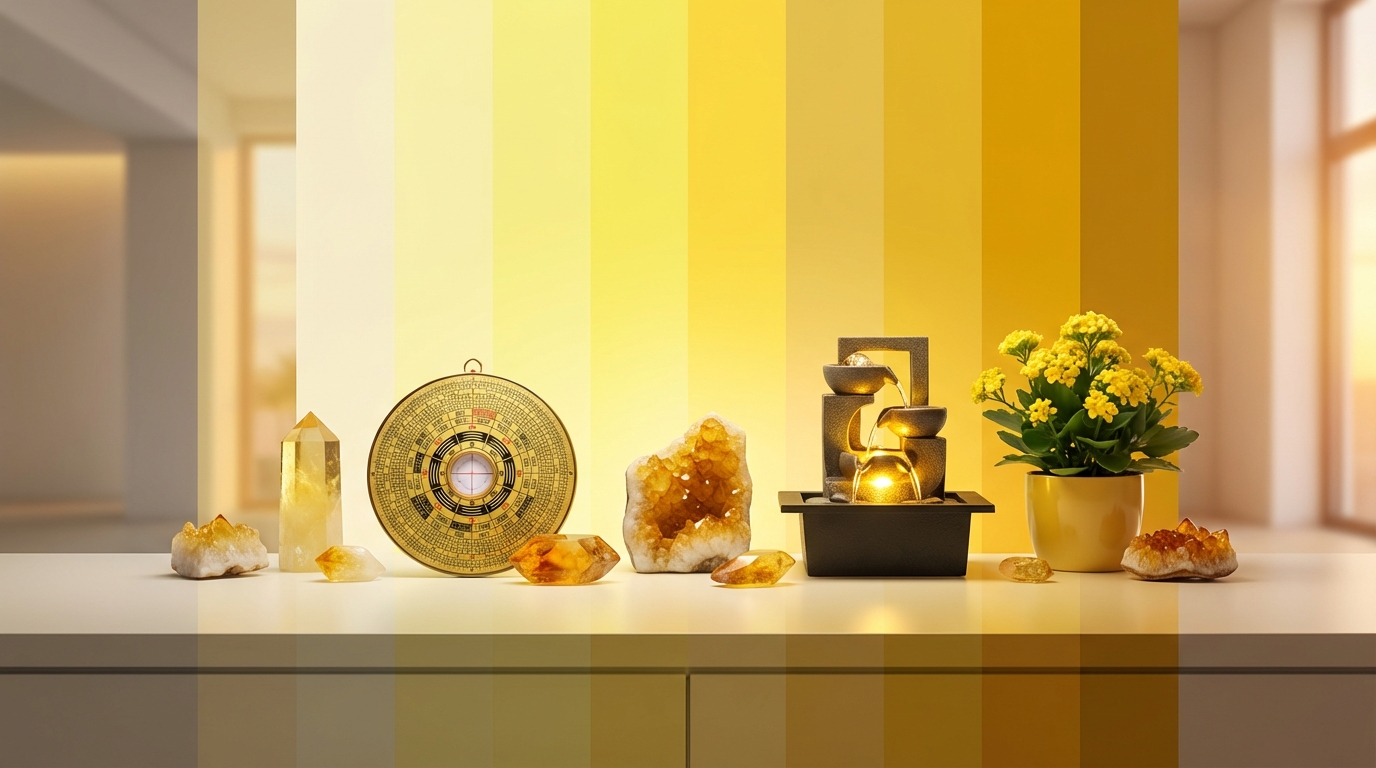 黄色の濃淡・トーンで変わる風水効果