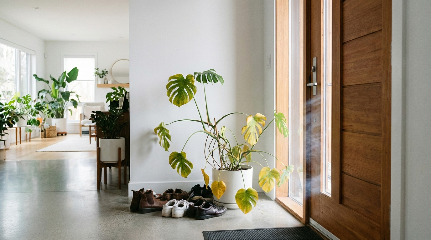 玄関に置いてはいけない観葉植物とNGパターン