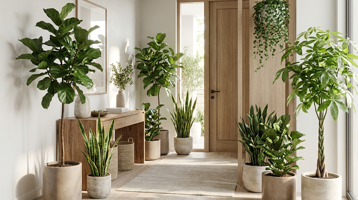 【実践】風水効果を高める玄関の観葉植物の置き方