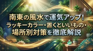 南東の風水で運気アップ！ラッキーカラー・置くといいもの・場所別対策を徹底解説