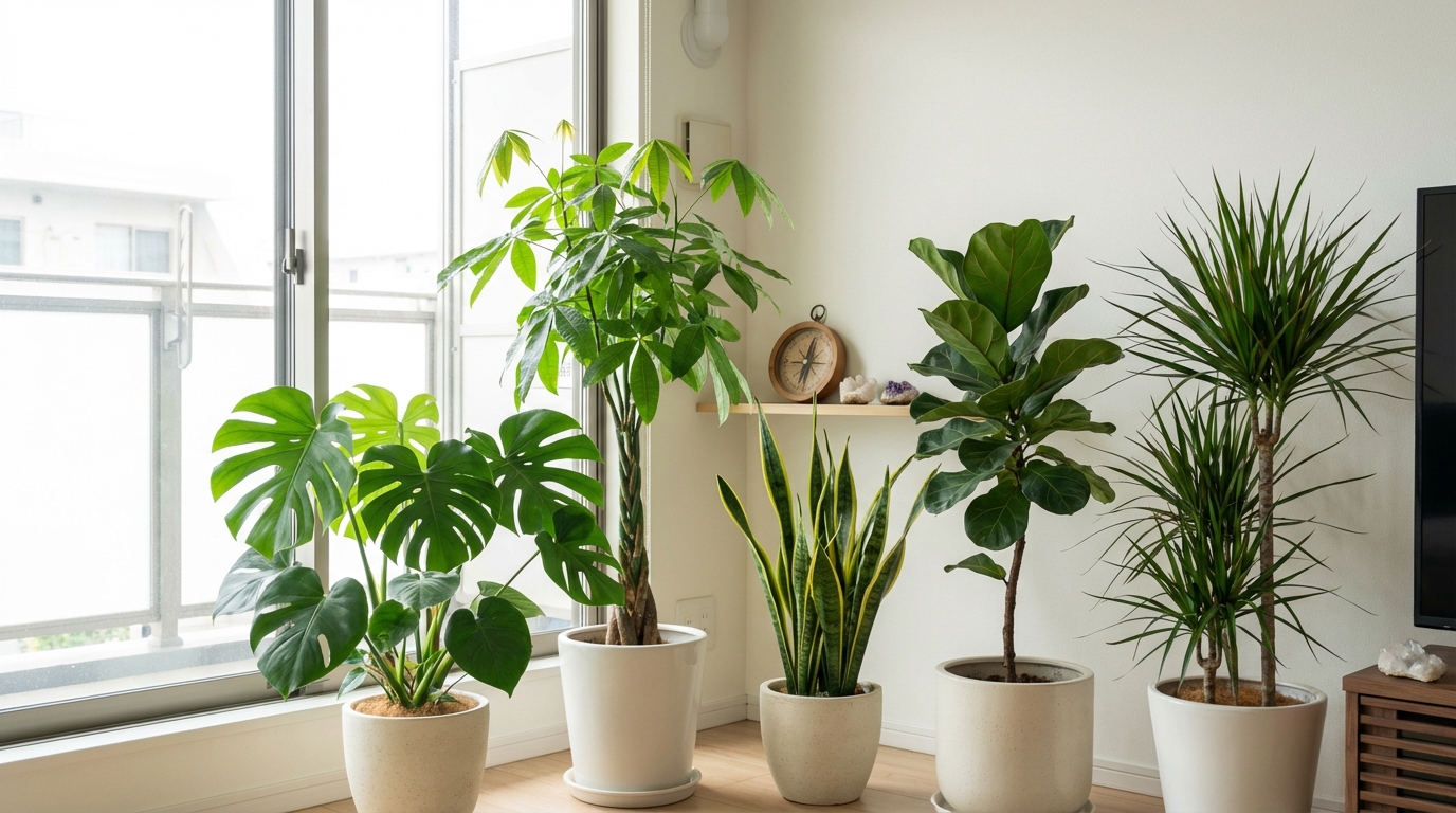南東の風水におすすめの観葉植物5選｜選び方と置き方