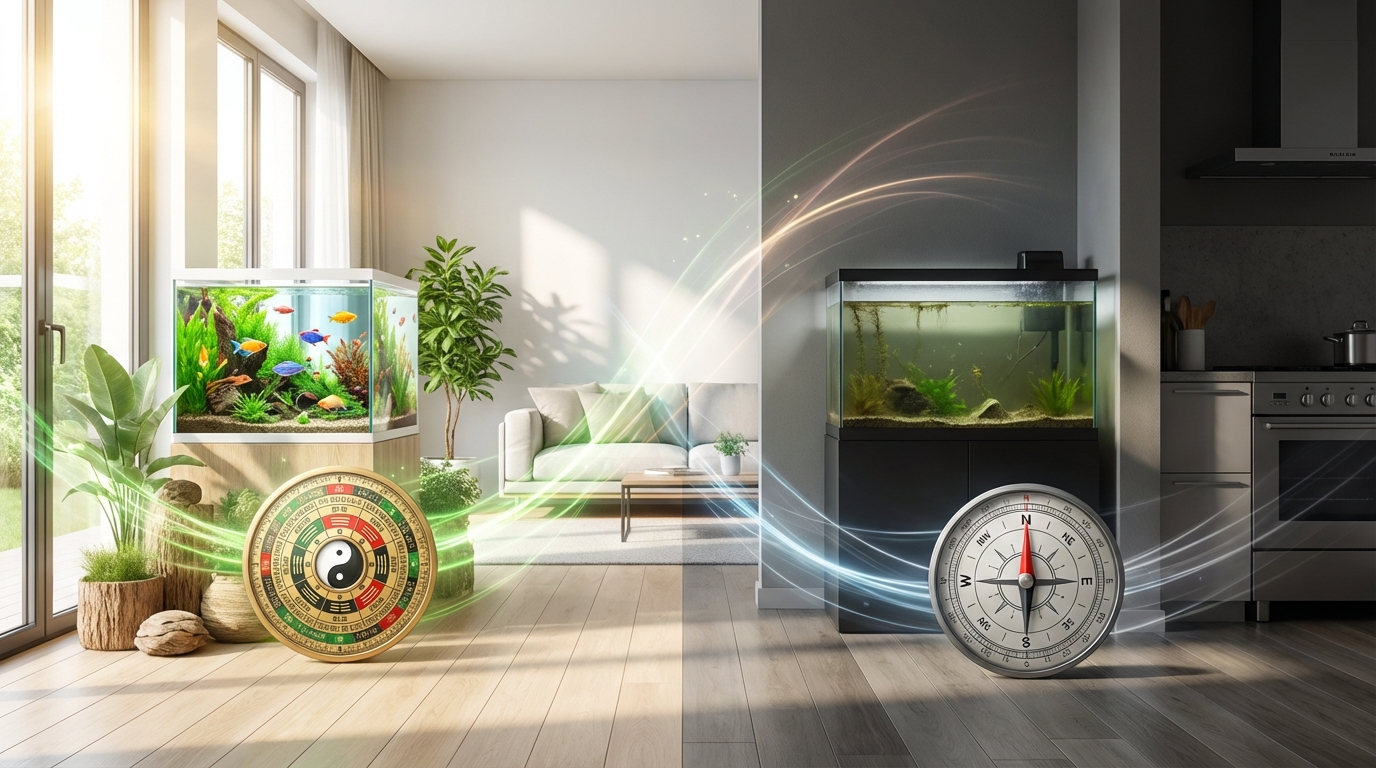 【方角別】風水で水槽を置くべき場所・避けるべき場所