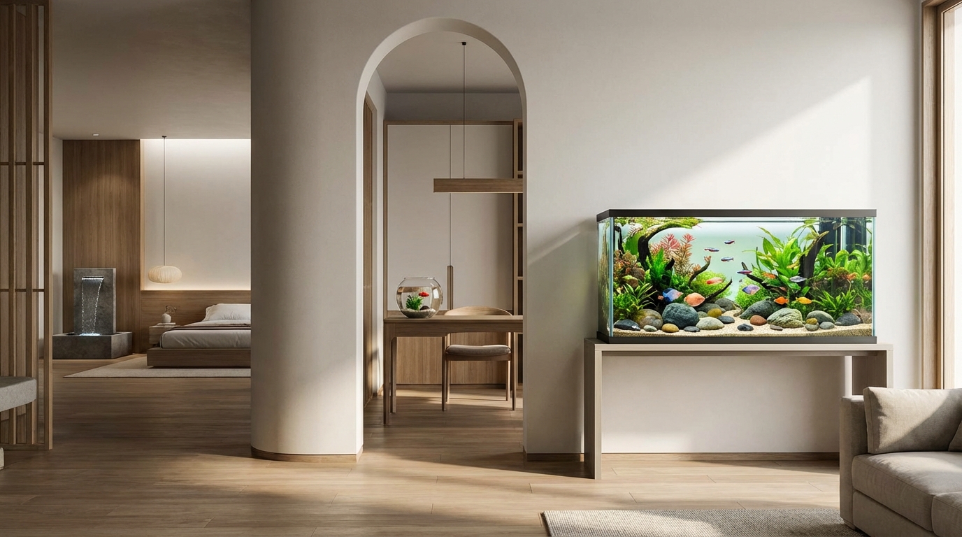 【部屋別】風水における水槽の最適な置き場所