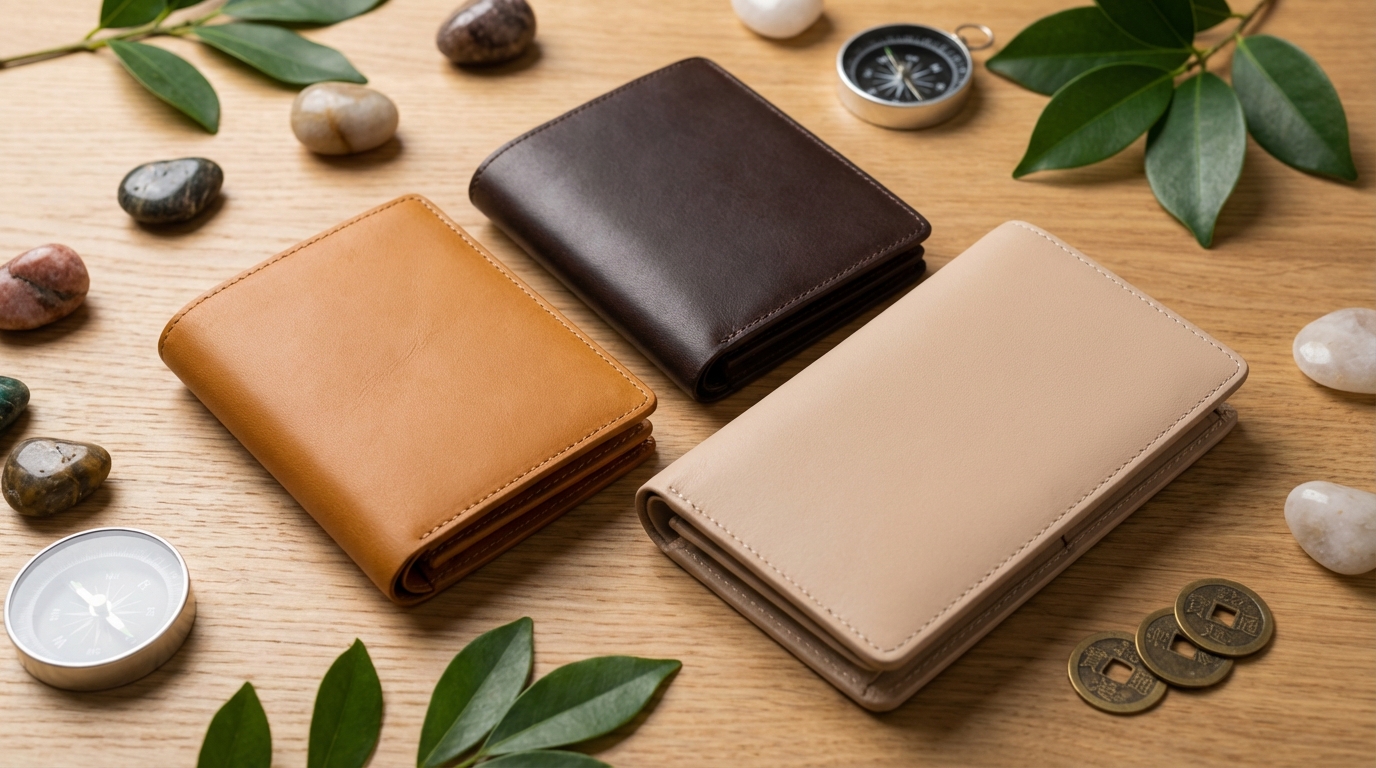 キャメル・ダークブラウン・ベージュ｜茶色財布の色味別・風水効果