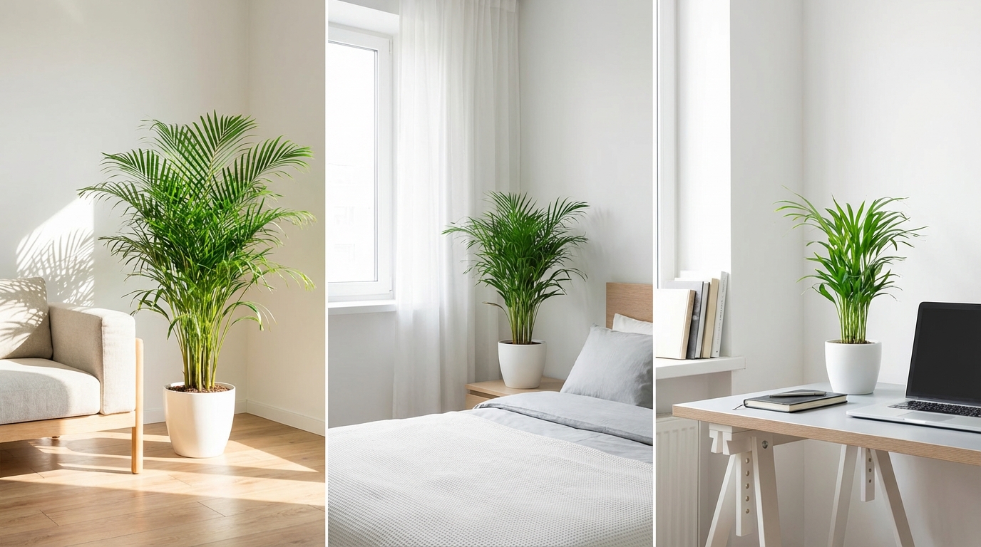 【部屋別】アレカヤシの風水効果が高まる置き場所