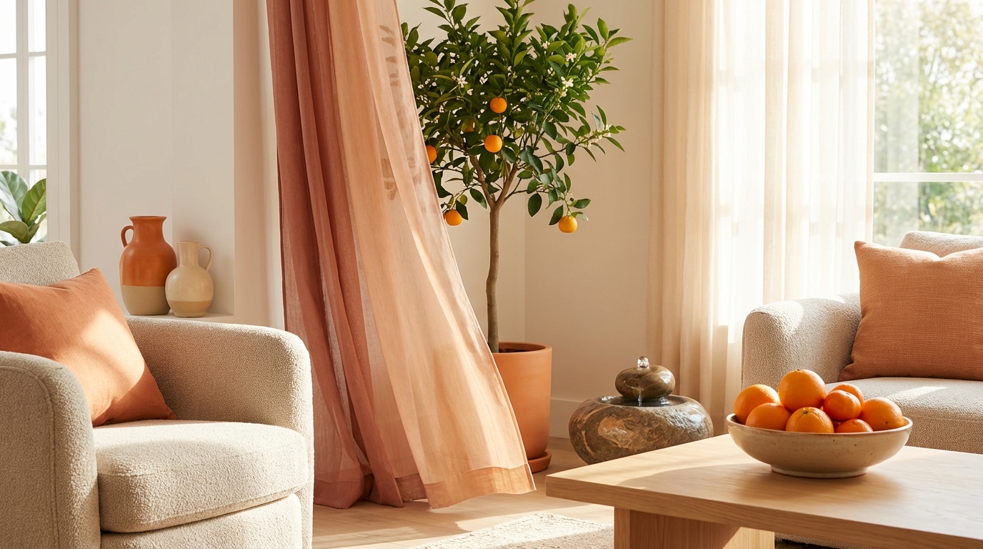 風水におけるオレンジ色の効果｜人間関係運・子宝運・出会い運を高める