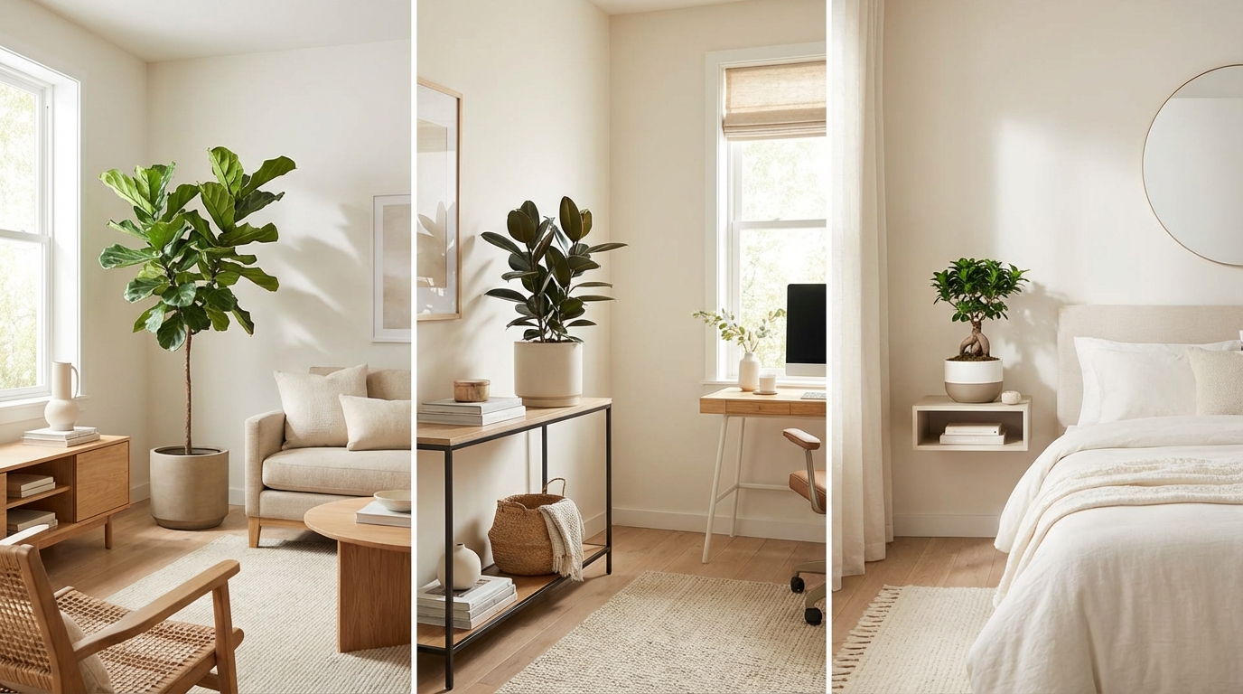 【部屋別】フィカスの風水効果を最大化する置き場所ガイド