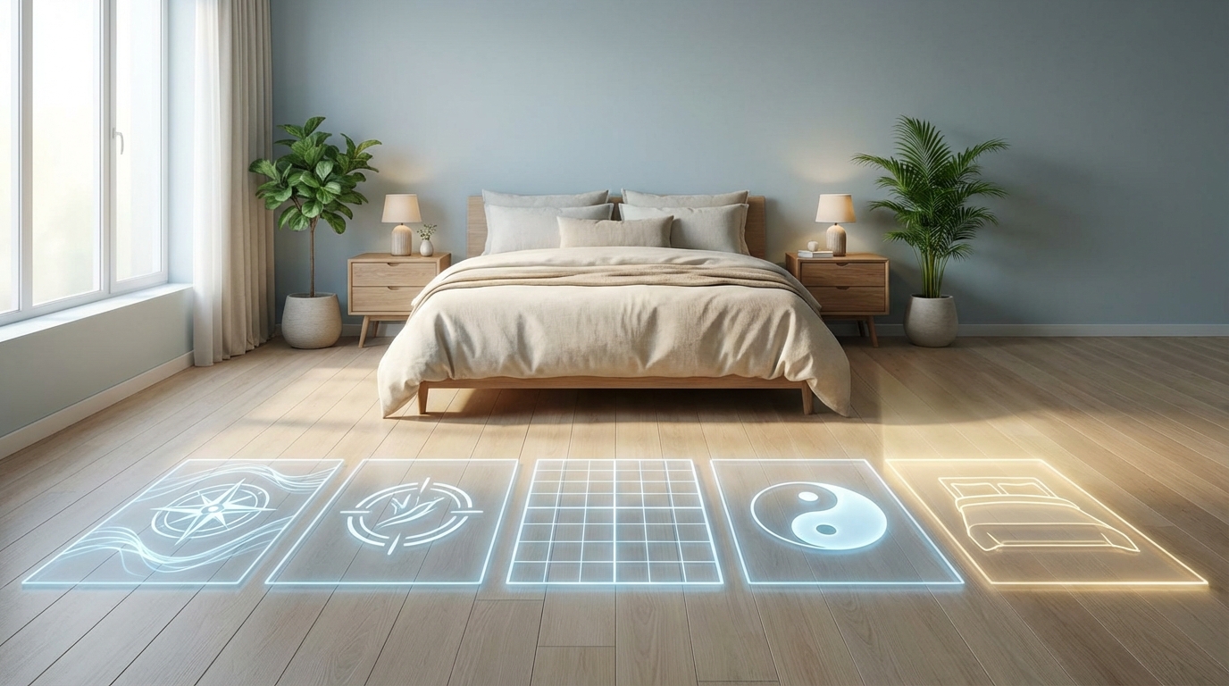 【実践5ステップ】風水に基づくベッドの最適な位置の決め方