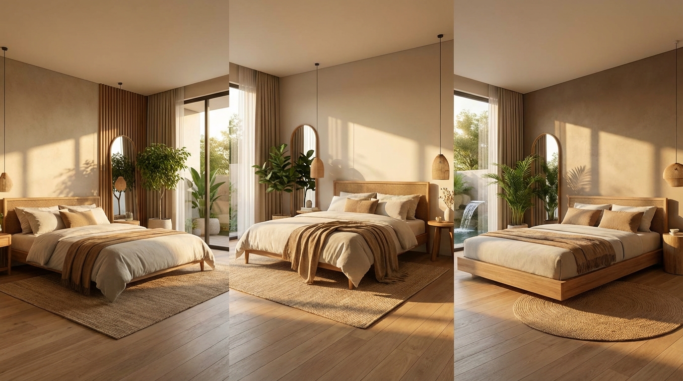 【間取り別】風水を取り入れたベッド配置レイアウト例