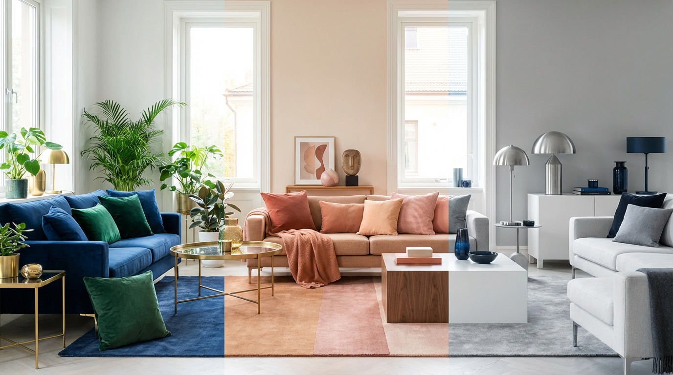 【運気別】目的に合わせたリビングの風水カラーの選び方