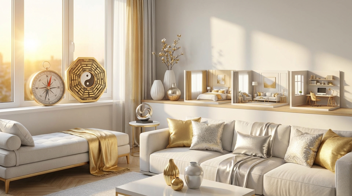 【部屋別】北西に風水カラーを取り入れる実践方法