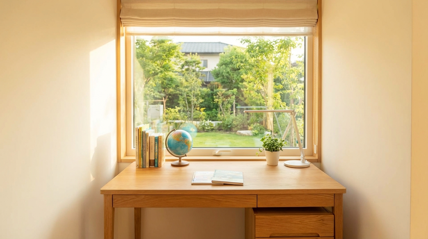 風水の基礎知識｜なぜ学習机の配置が子供の勉強に影響するのか