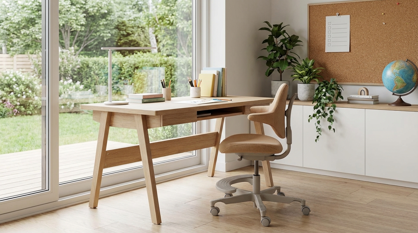 今日からできる！子供部屋の学習机配置チェックリスト10項目