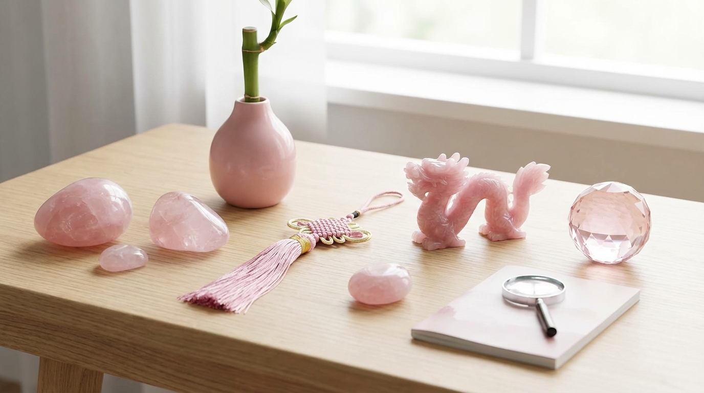 【アイテム別】ピンクの風水グッズと選び方