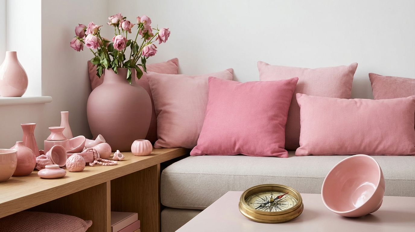 風水でピンクを使う際のNG例5選