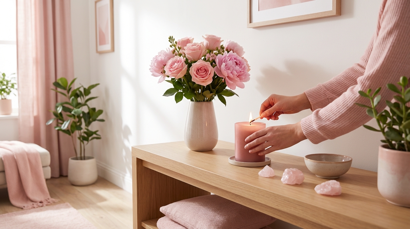 今日から始めるピンク風水3ステップ