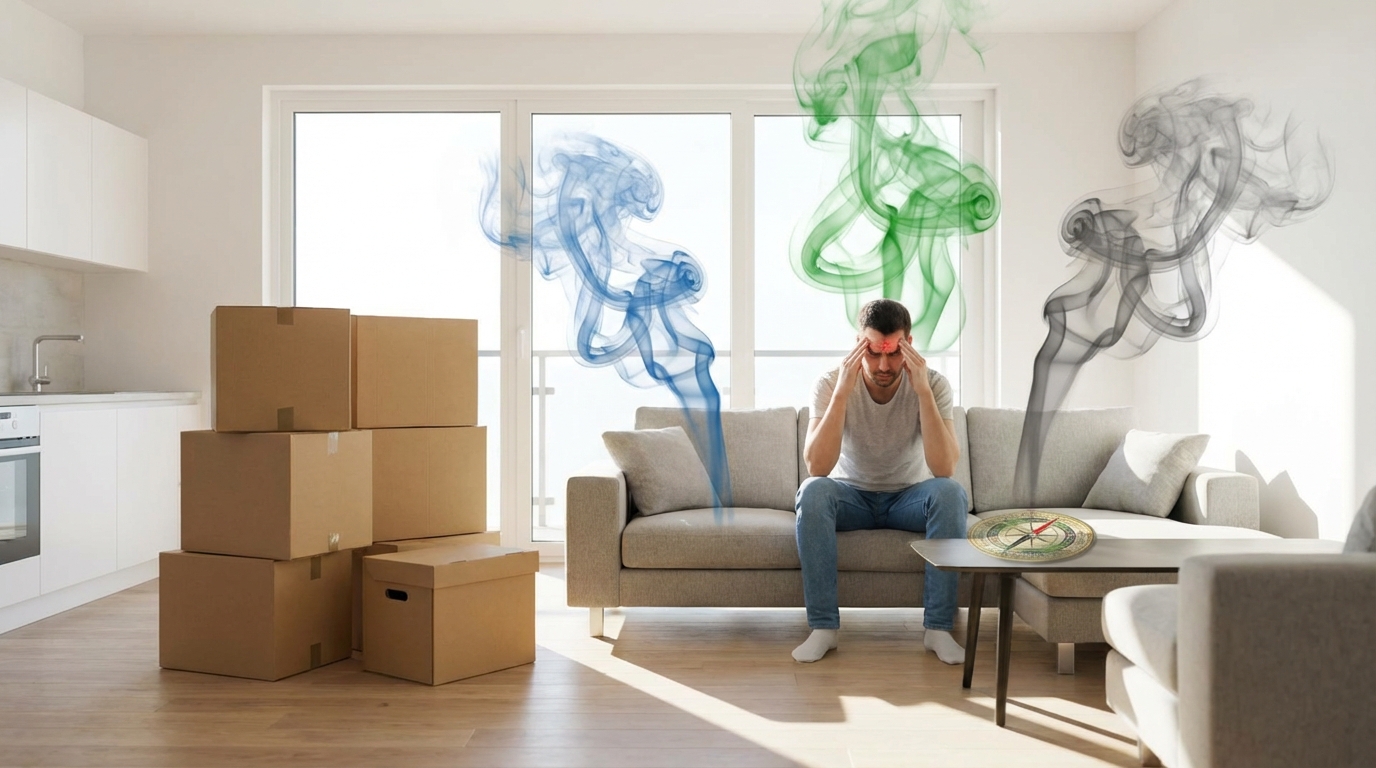 引っ越してから体調が悪い3つの原因【風水以外も要チェック】