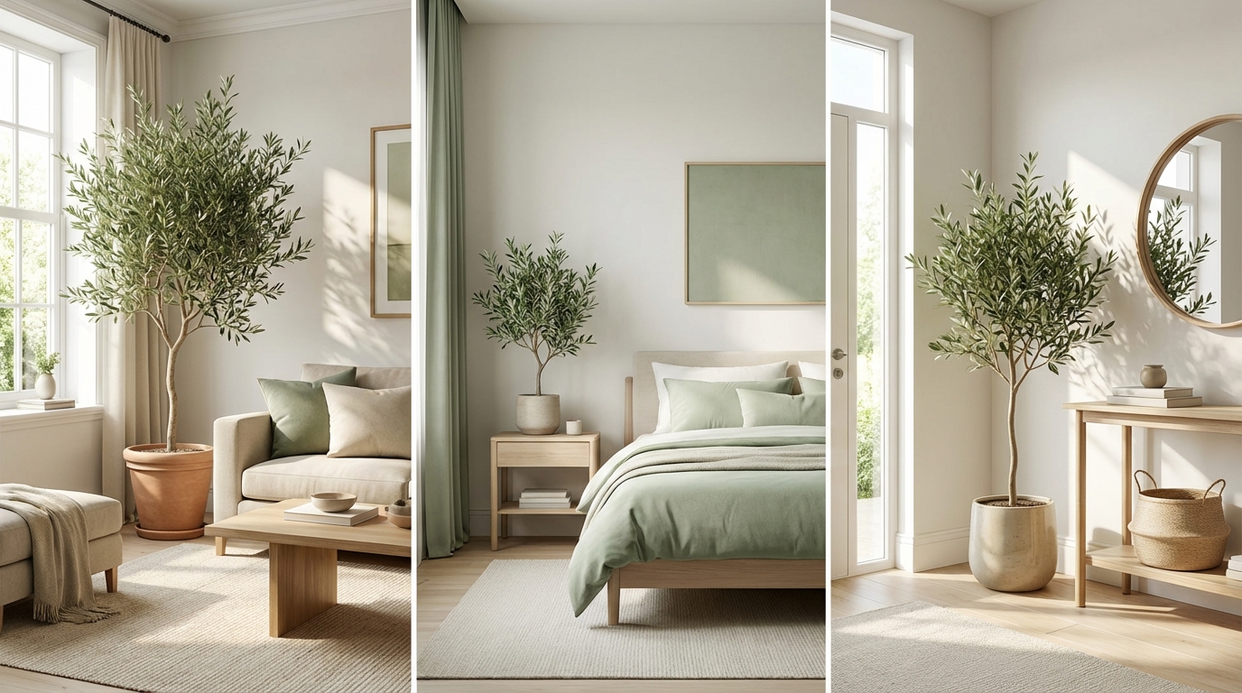 【部屋別】オリーブの風水効果を最大化する置き場所