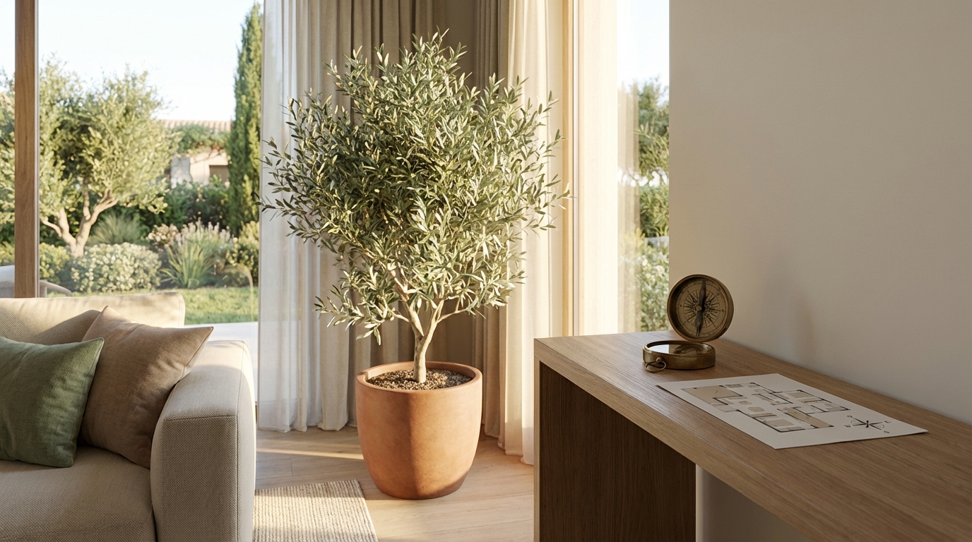 【方角別】オリーブを置くベストな位置と風水効果