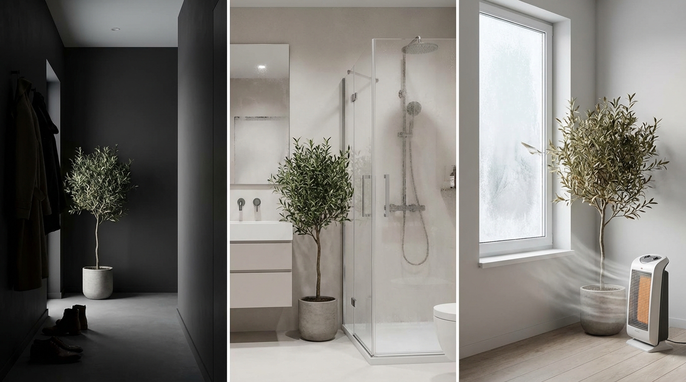 オリーブを置いてはいけない場所・NGパターン