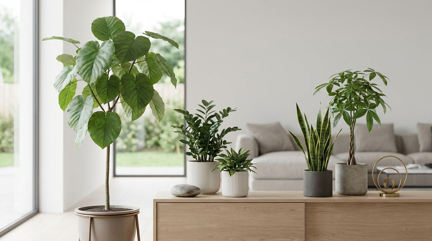 ウンベラータと他の観葉植物の風水効果を比較