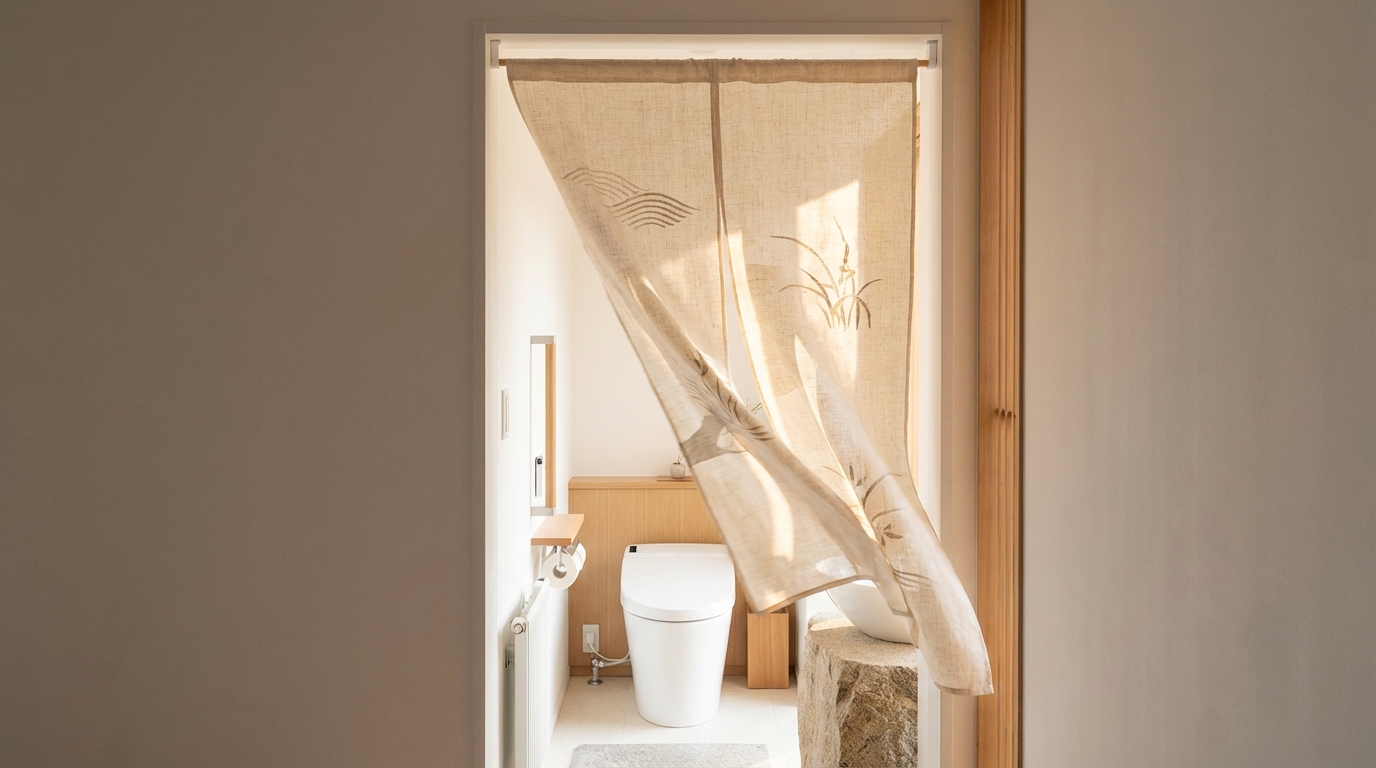 風水でトイレにのれんが必要な理由とは？