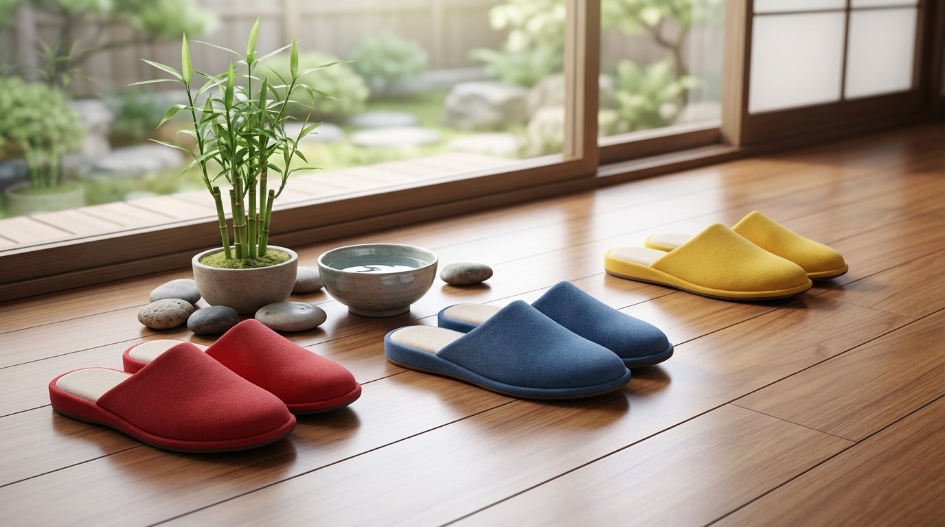 スリッパの色が風水で重要な3つの理由
