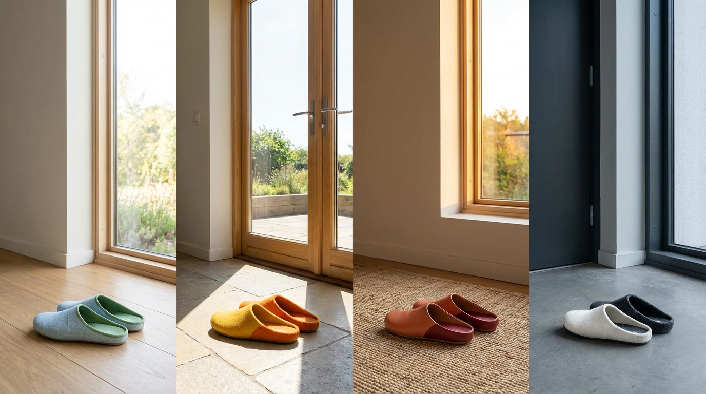 【方角別】玄関の向きで変わるおすすめスリッパカラー