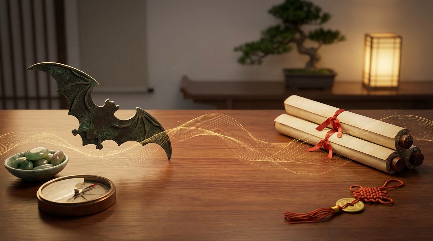 コウモリが風水で幸運の象徴とされる3つの根拠