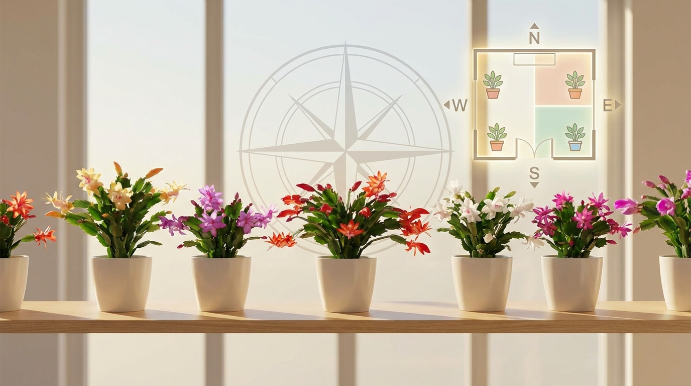 【方角別】シャコバサボテンの風水に最適な置き場所