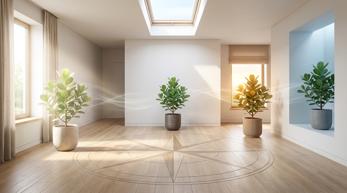 クルシアを置く方角と運気の関係【方角別早見表】