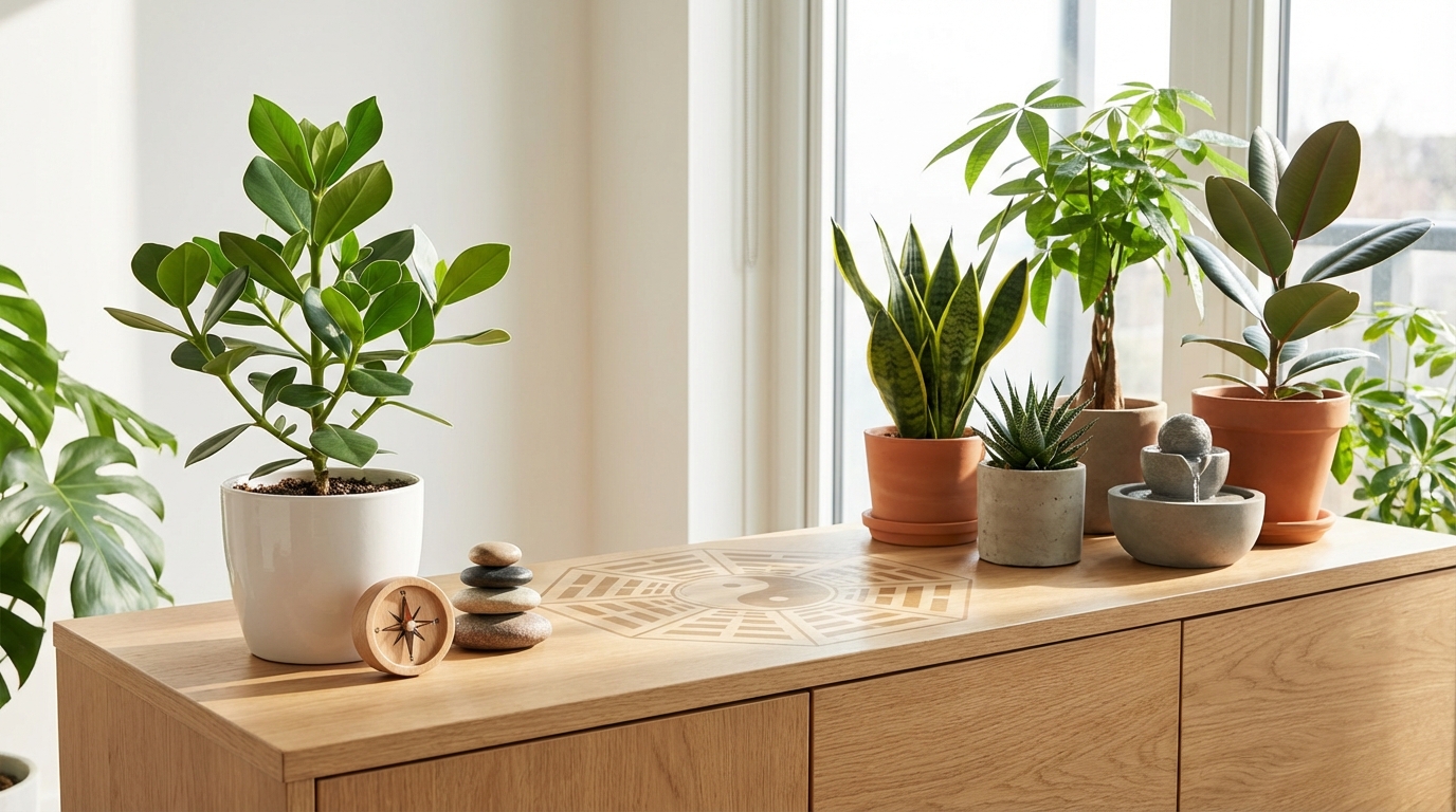 クルシアと他の観葉植物の風水効果を比較