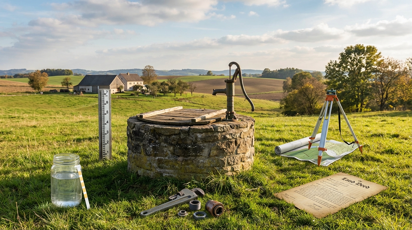 井戸のある土地を購入する前に確認すべき5つのポイント