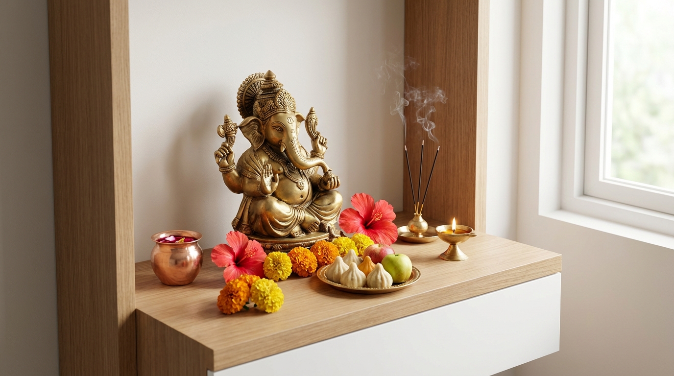 【実践】ガネーシャ置物の正しい飾り方5ステップ