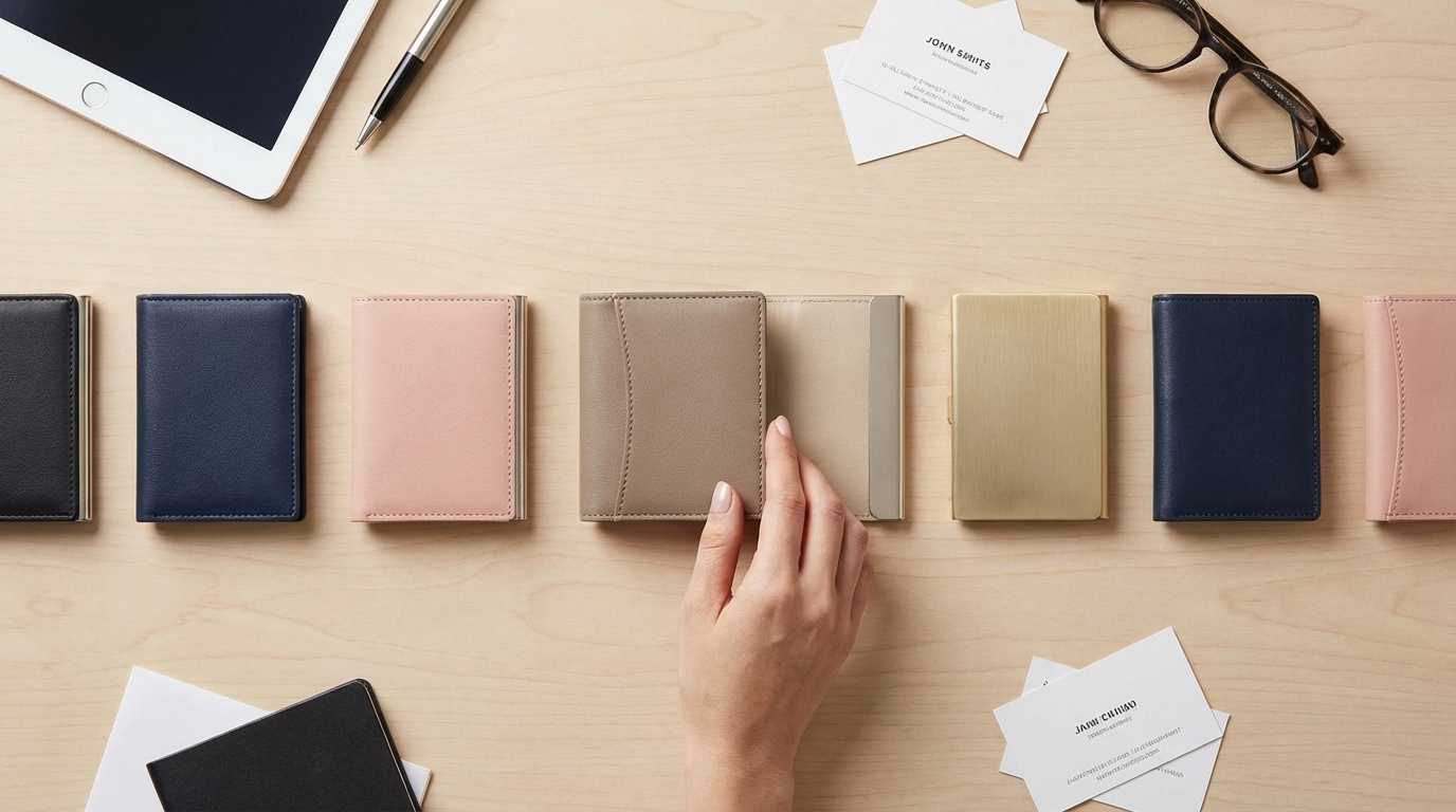 【目的別】女性の名刺入れの色の選び方
