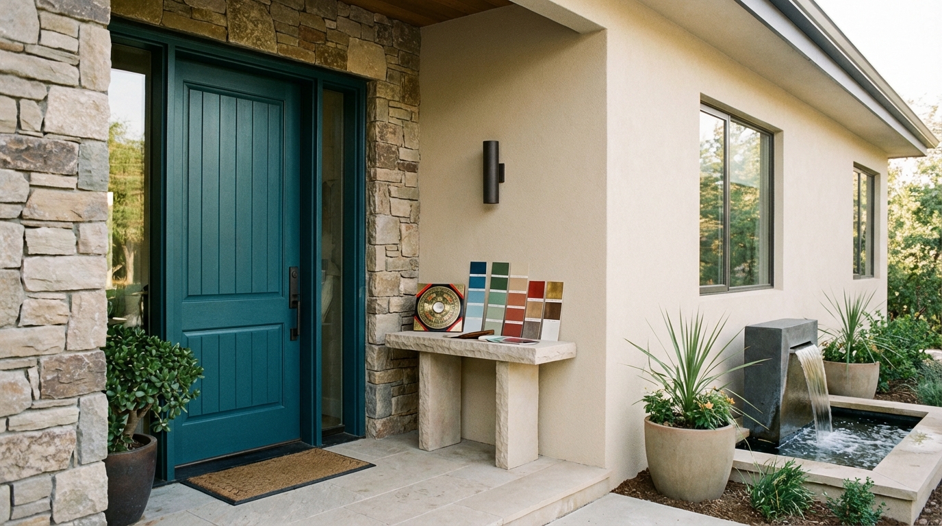 外壁と玄関ドアの色×風水でよくある質問