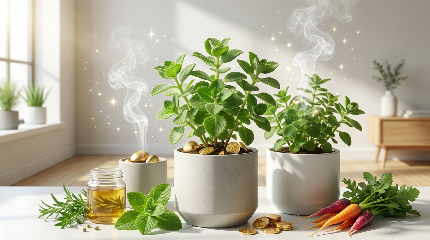 アロマティカスの風水効果は「浄化」「金運」「健康運」の3つ