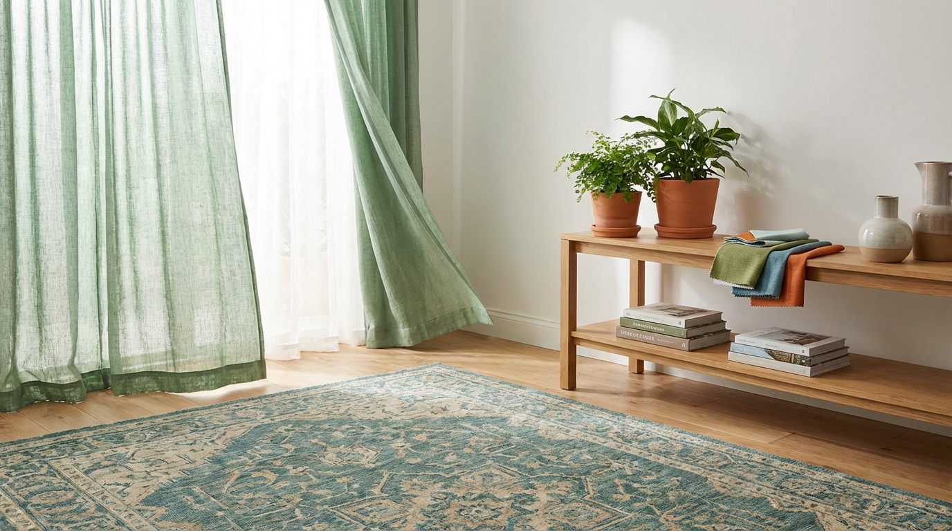 南東の風水カラー｜カーテン・カーペット・小物の選び方