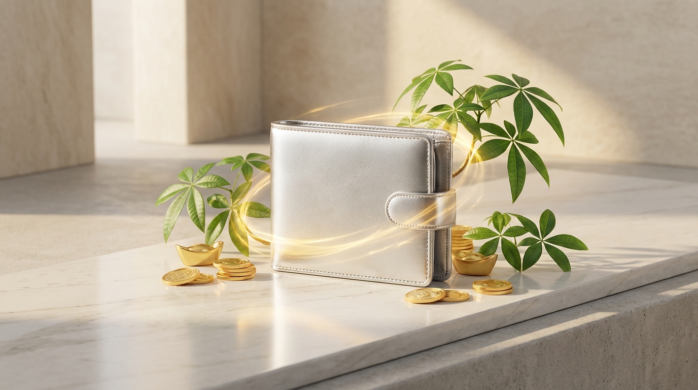 シルバー財布の金運を最大化する風水的な使い方