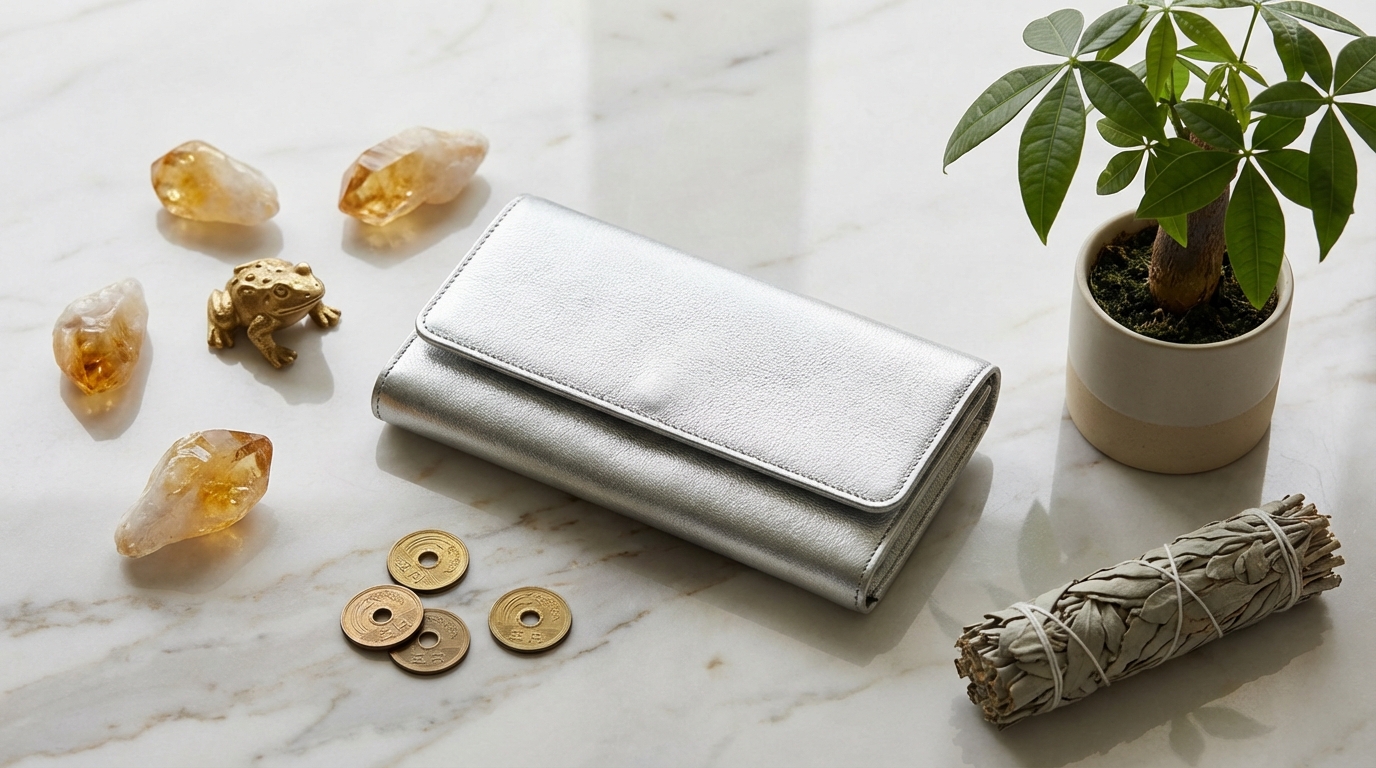 シルバー財布と相性の良い開運アイテム