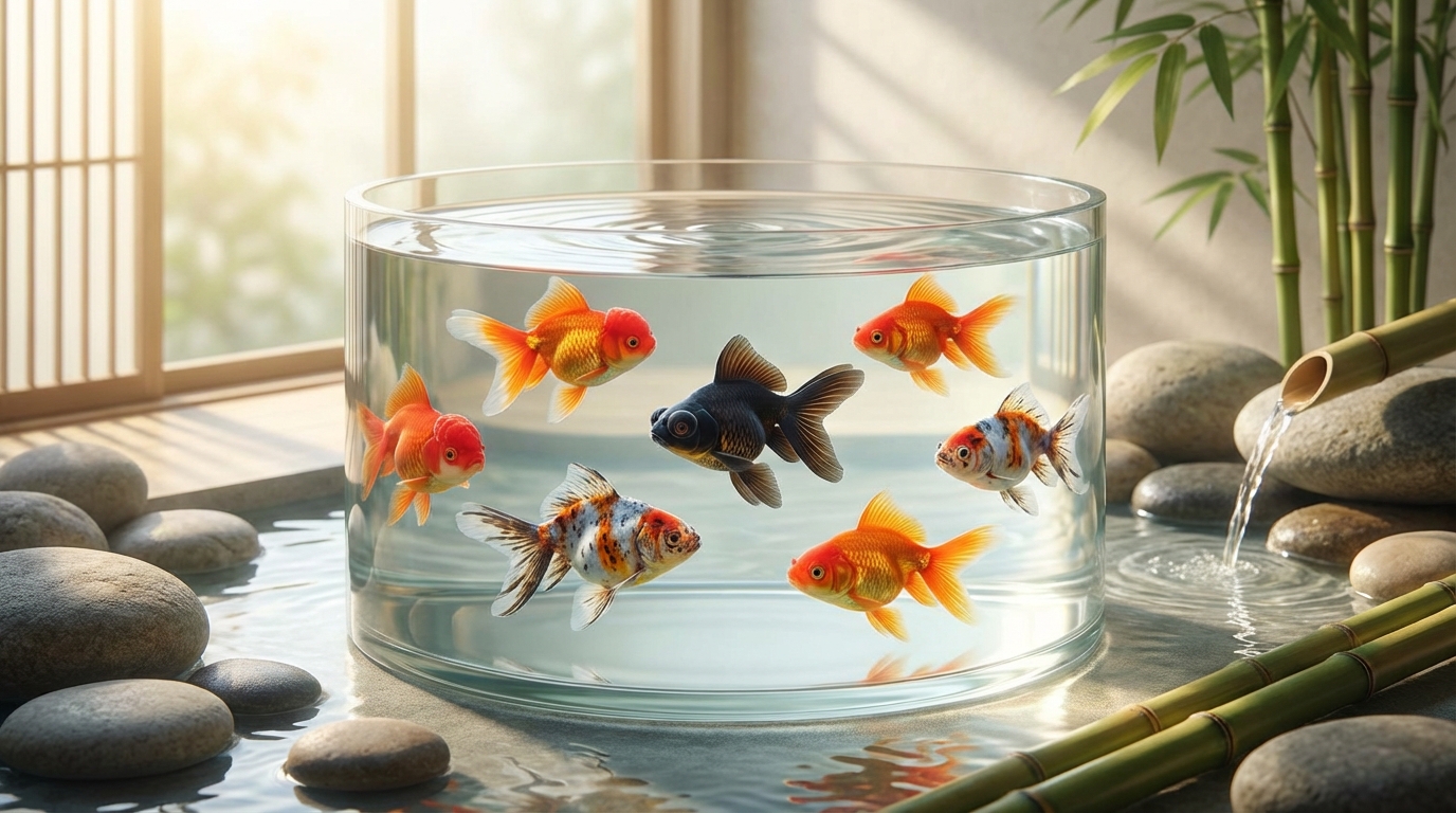 金魚の色と種類で変わる風水効果